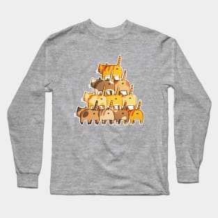 Butt Pyramid Long Sleeve T-Shirt